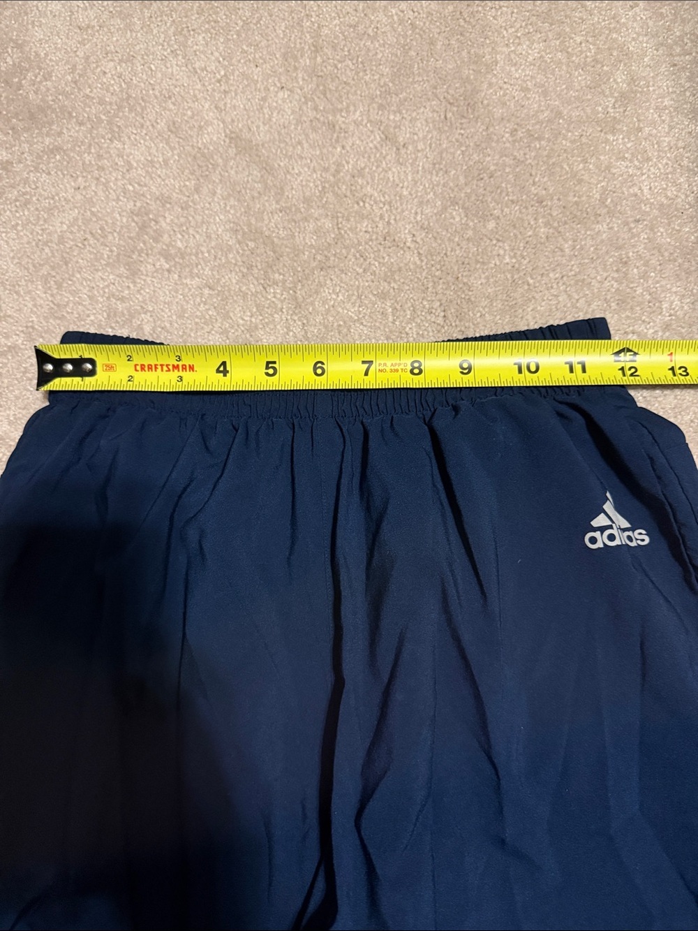 adidas Navy Blue Lightweight Sport Shorts